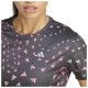 Adidas Γυναικεία κοντομάνικη μπλούζα Run It Graphic Aeroready Tee